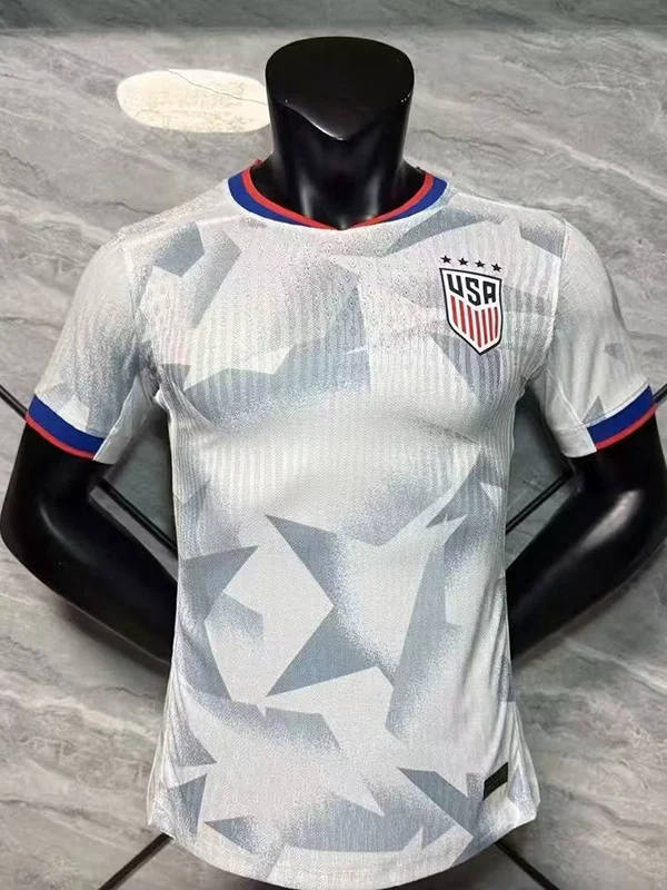 2026 USA National Team-01 Wholesale USA Style Soccer Jersey 2026 Elite Stars Edition White