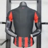 jerseyforge-2026-ac-milan-jersey-back-milan-print 2026 AC Milan Style Home Soccer Jersey - Red & Black Rossoneri Football Shirt - Unbranded High-Performance Teamwear
