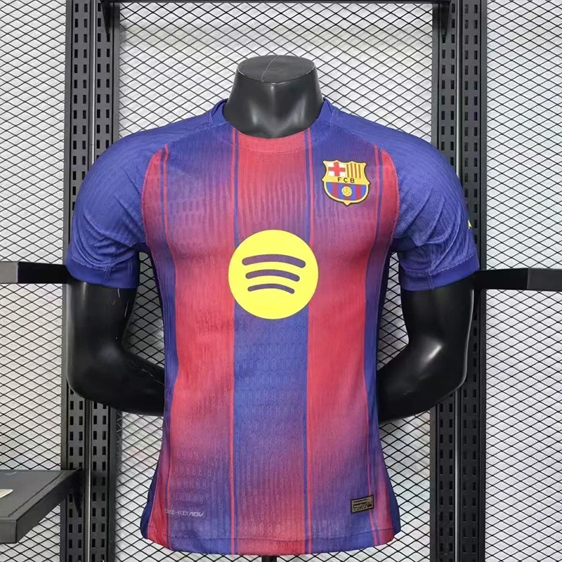 Barcelona Style Soccer Jersey Elite Blaugrana Red & Blue