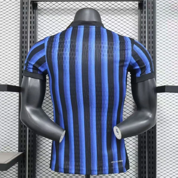 jerseyforge-2026-inter-milan-jersey-back-view 2026 Inter Milan Style Home Soccer Jersey - Elite Nerazzurri Blue & Black Football Shirt - Unbranded High-Performance Teamwear