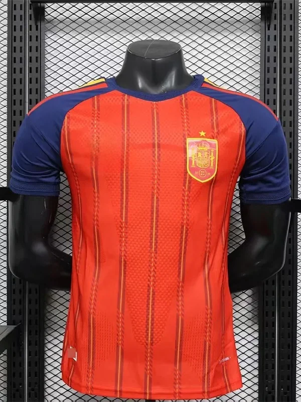 jerseyforge-2026-spain-soccer-jersey-red-front Wholesale Spain Style Soccer Jersey 2026 Red & Navy Edition