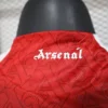 jerseyforge-arsenal-jersey-back-neck-text-detail 2026 Arsenal Style Home Soccer Jersey - Elite Red & White Football Shirt - Unbranded High-Performance Teamwear
