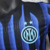 jerseyforge-inter-milan-crest-2-star-embroidery 2026 Inter Milan Style Home Soccer Jersey - Elite Nerazzurri Blue & Black Football Shirt - Unbranded High-Performance Teamwear