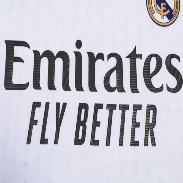 jerseyforge-real-madrid-crest-embroidery-texture 2026 Real Madrid Style Home Soccer Jersey - Elite White & Pink Football Shirt - Unbranded High-Performance Teamwear